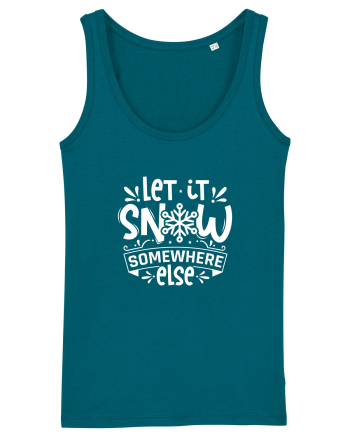 Let it Snow Somewhere Else (Crăciun) alb Ocean Depth
