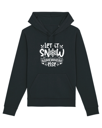Let it Snow Somewhere Else (Crăciun) alb Black