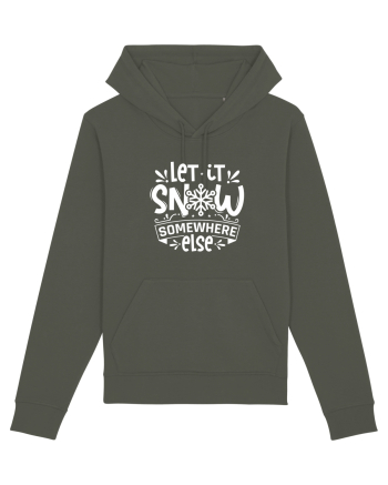 Let it Snow Somewhere Else (Crăciun) alb Khaki