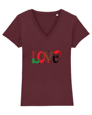 Love (Crăciun) Burgundy