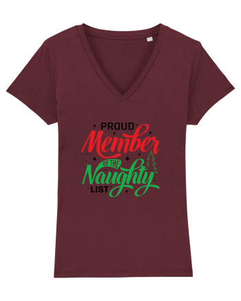 Proud Member of the Naughty List Burgundy