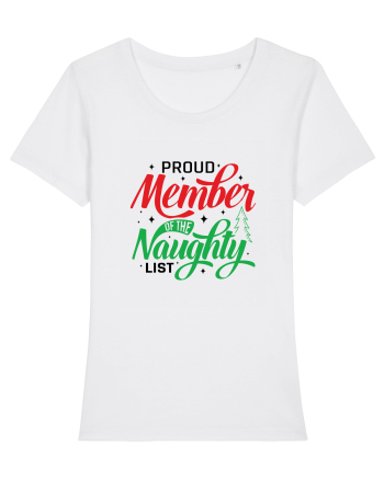 Proud Member of the Naughty List White