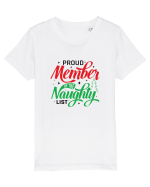 Proud Member of the Naughty List Tricou mânecă scurtă  Copii Mini Creator