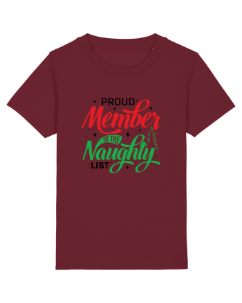 Proud Member of the Naughty List Burgundy