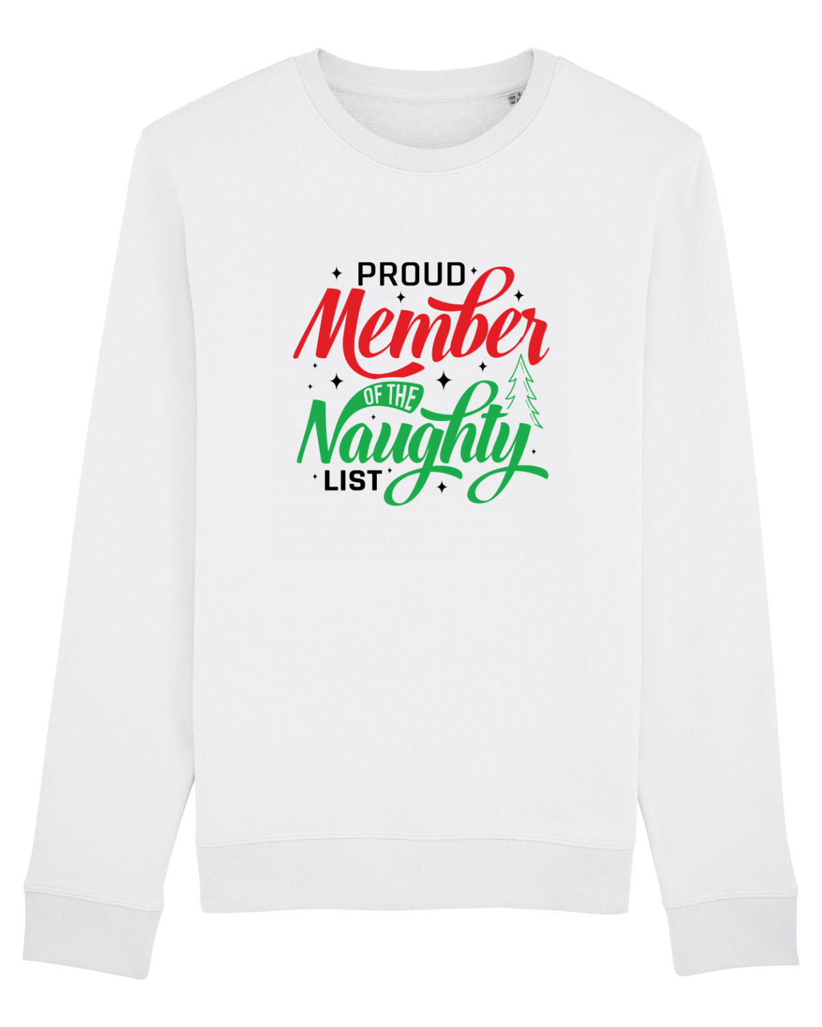 Bluză mânecă lungă Unisex Rise White