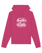 Proud Member of the Naughty List (alb) Hanorac Unisex Drummer