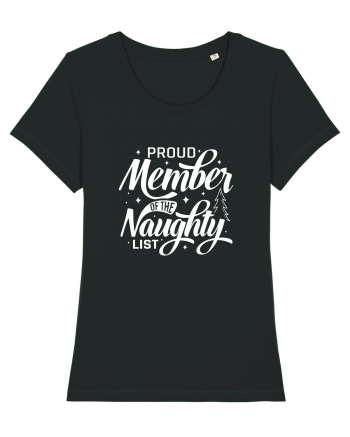 Proud Member of the Naughty List (alb) Black