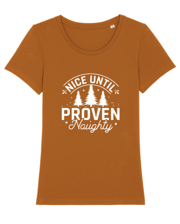 Nice Until Proven Naughty (alb) Roasted Orange