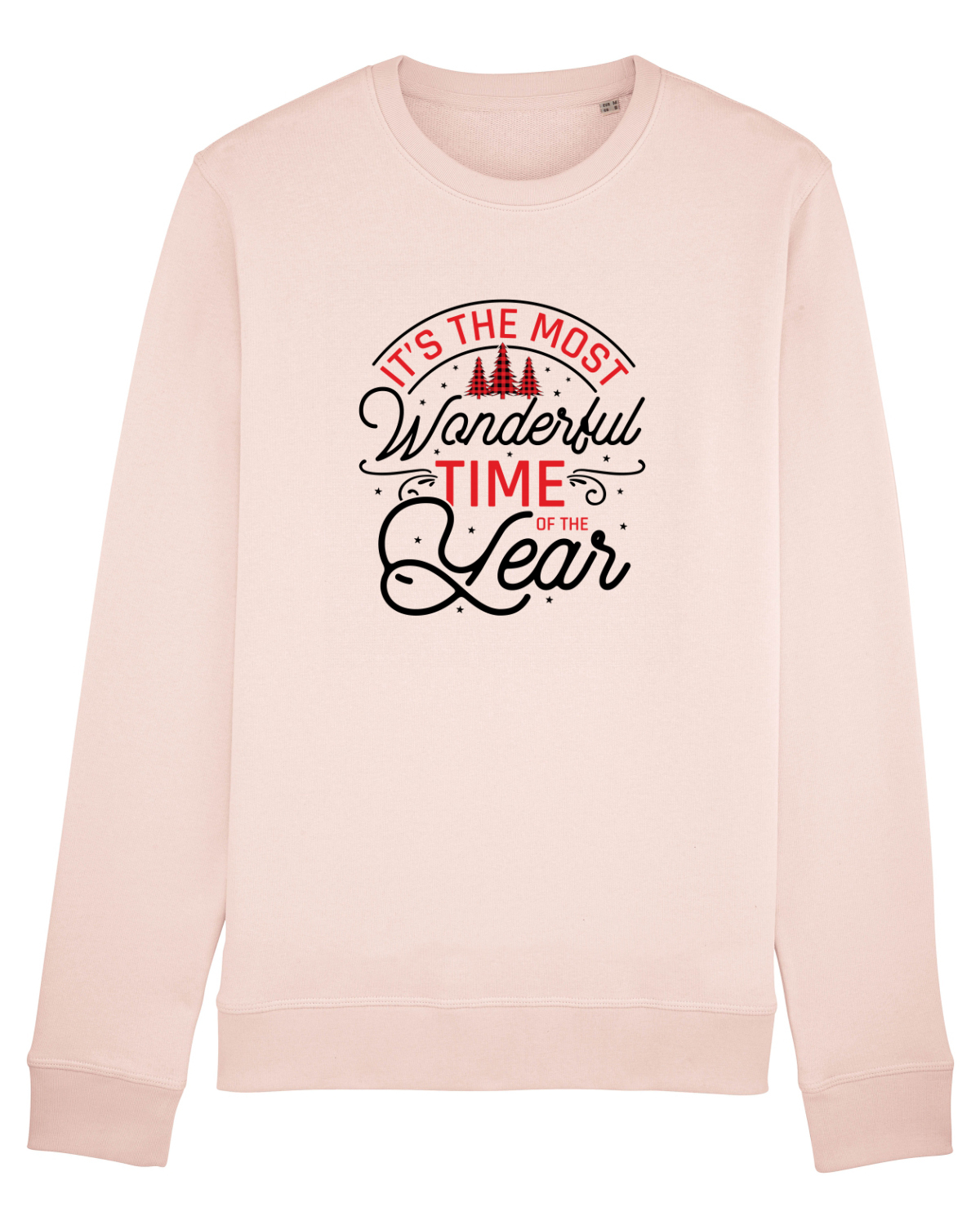 Bluză mânecă lungă Unisex Rise Candy Pink