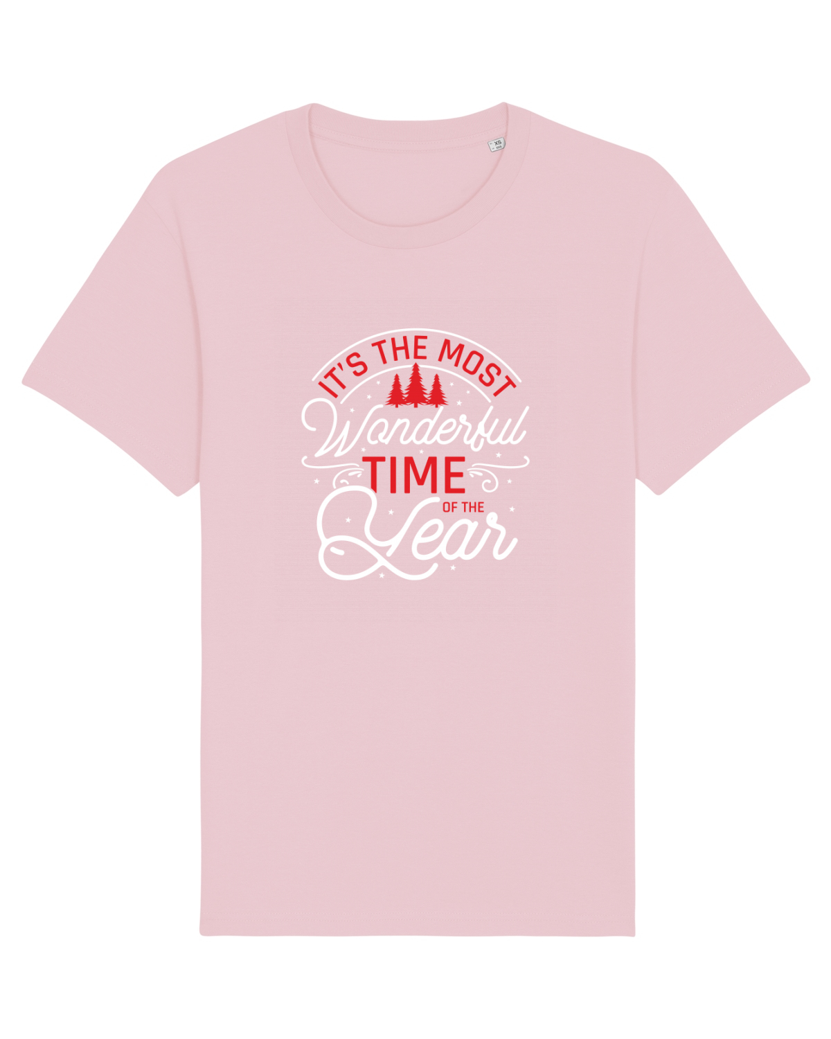 Tricou mânecă scurtă Unisex Rocker Cotton Pink