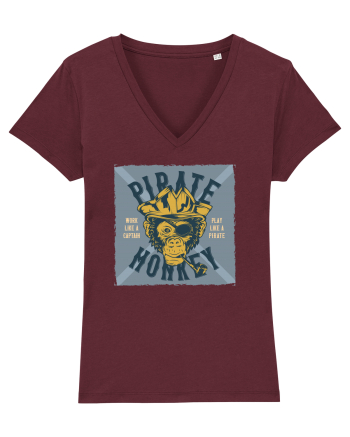 Pirate Monkey Burgundy
