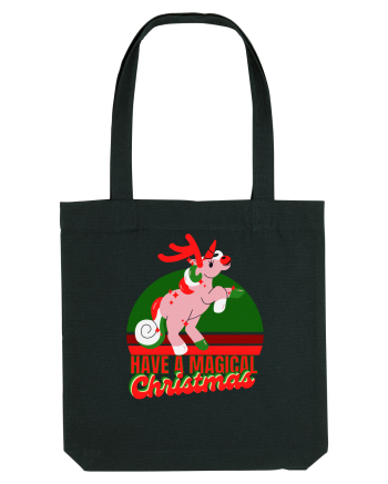 Christmas Unicorn Black