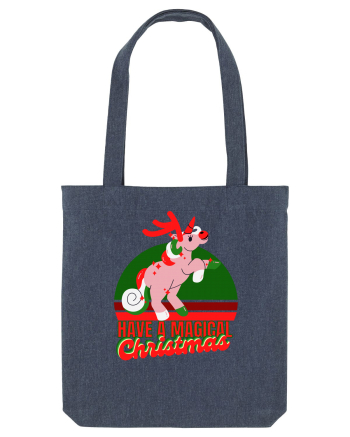 Christmas Unicorn Midnight Blue