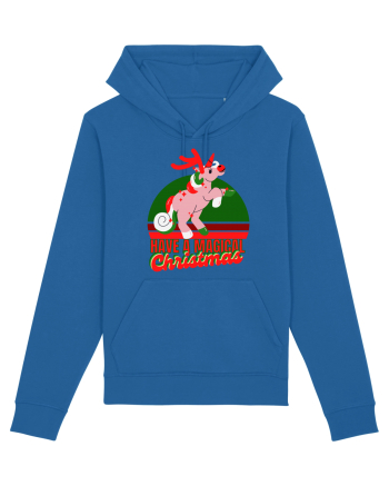 Christmas Unicorn Royal Blue