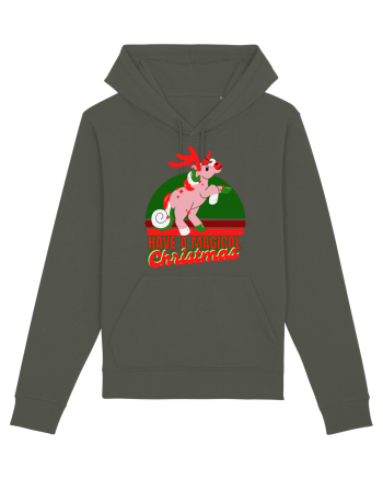 Christmas Unicorn Khaki