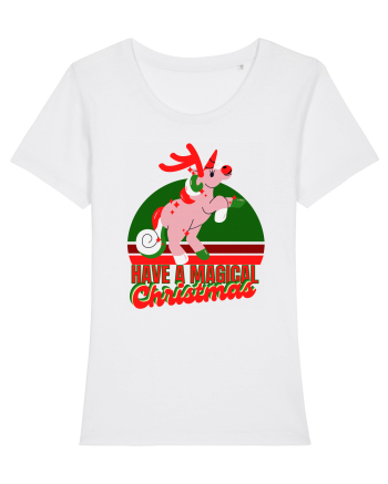 Christmas Unicorn White