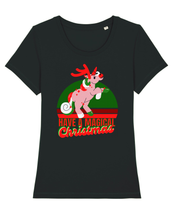 Christmas Unicorn Black