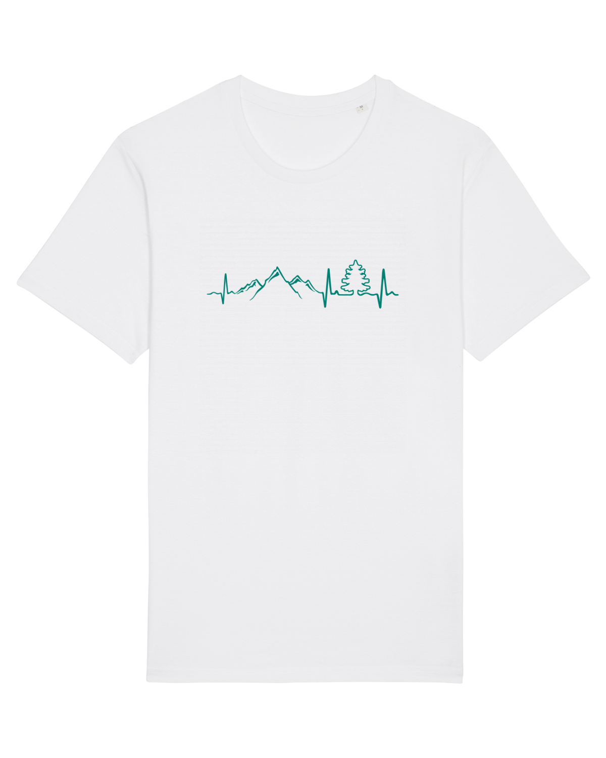 Tricou mânecă scurtă Unisex Rocker White
