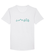 Explore mountains Tricou mânecă scurtă guler larg Bărbat Skater