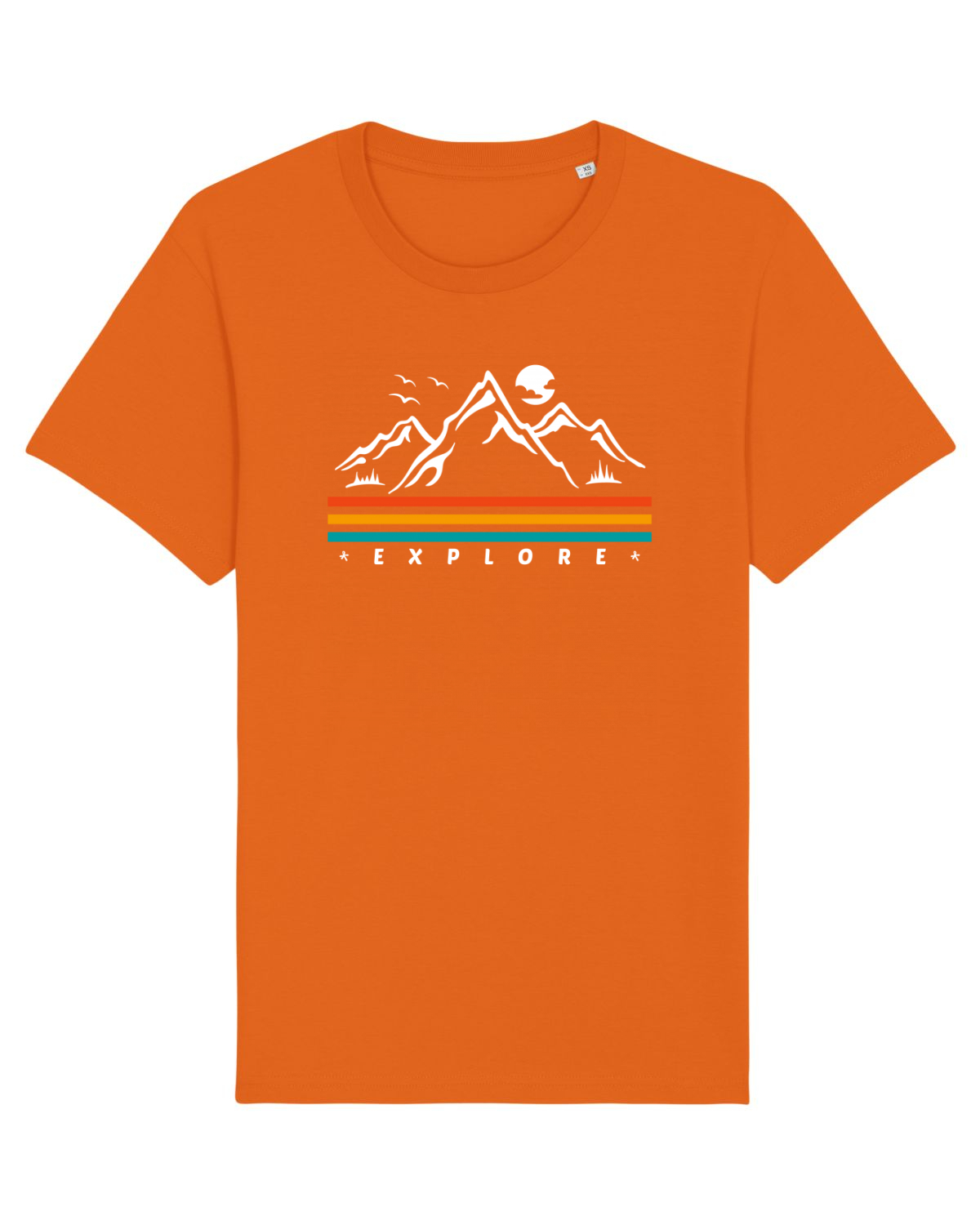Tricou mânecă scurtă Unisex Rocker Bright Orange