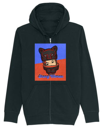 Retro.Strong Woman Black