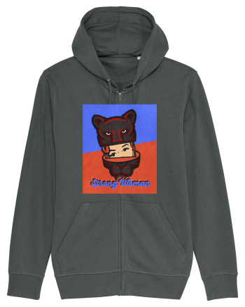 Retro.Strong Woman Anthracite