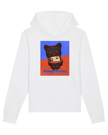 Retro.Strong Woman White
