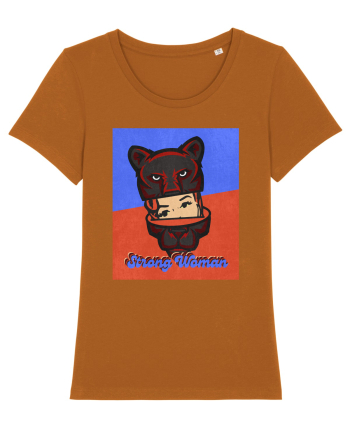 Retro.Strong Woman Roasted Orange