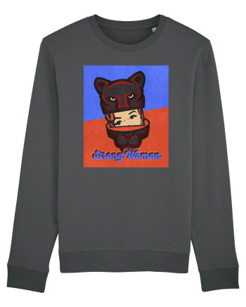 Retro.Strong Woman Anthracite