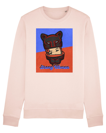 Retro.Strong Woman Candy Pink