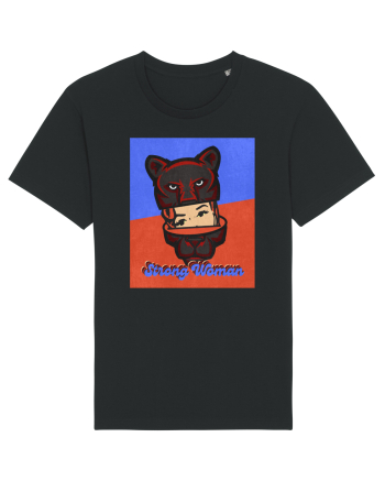 Retro.Strong Woman Black