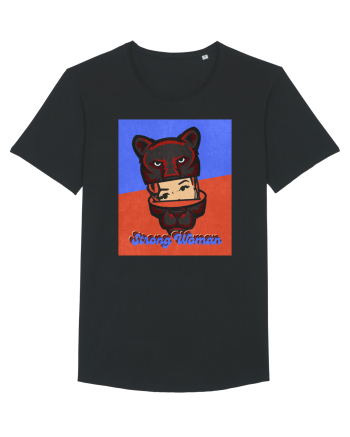 Retro.Strong Woman Black