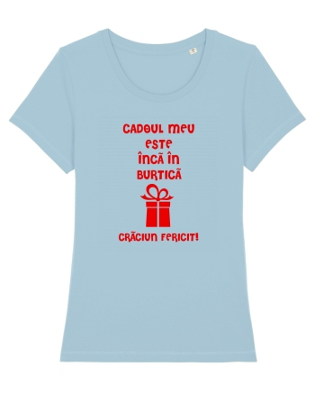 Cadoul meu este inca in burtica Sky Blue