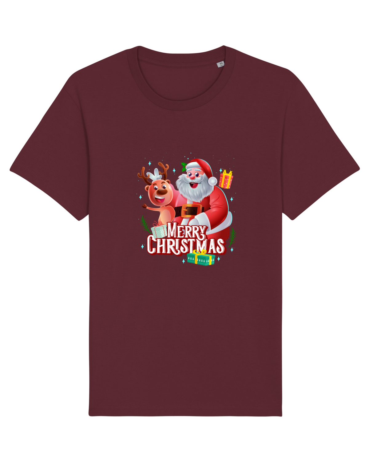 Tricou mânecă scurtă Unisex Rocker Burgundy