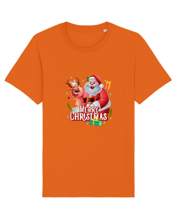 Merry Christmas Bright Orange