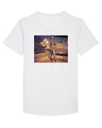 Australia Tricou mânecă scurtă guler larg Bărbat Skater