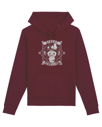 Street Rebellion Monkey Burgundy