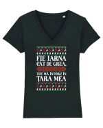 In tara mea Tricou mânecă scurtă guler V Damă Evoker
