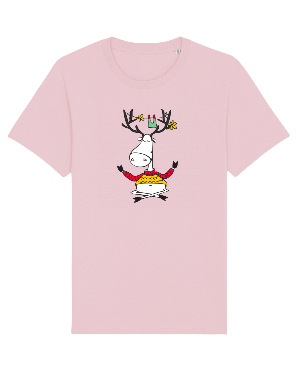 Tricou mânecă scurtă Unisex Rocker Cotton Pink
