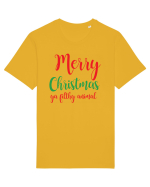 Craciun Fericit! Tricou mânecă scurtă Unisex Rocker