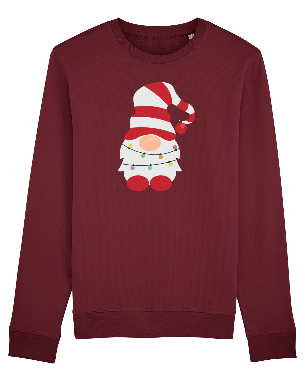 Bluză mânecă lungă Unisex Rise Burgundy