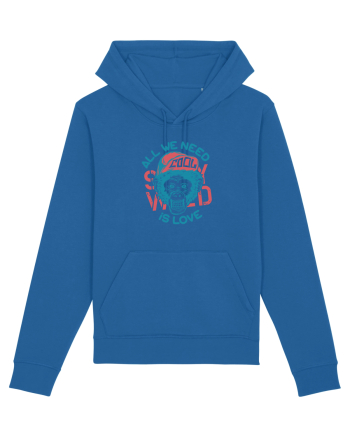 All we need is Love Monkey Royal Blue
