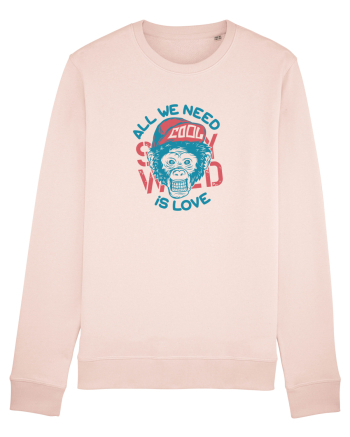 All we need is Love Monkey Candy Pink