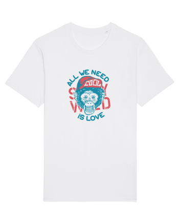 All we need is Love Monkey White