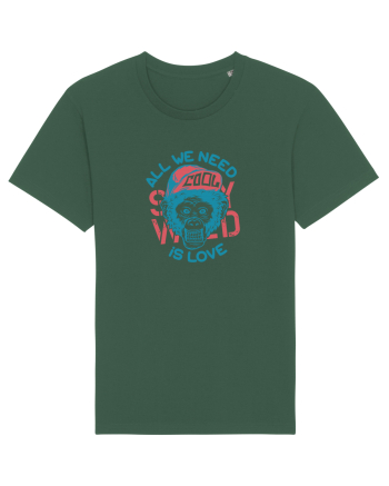 All we need is Love Monkey Bottle Green