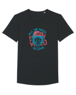 All we need is Love Monkey Tricou mânecă scurtă guler larg Bărbat Skater