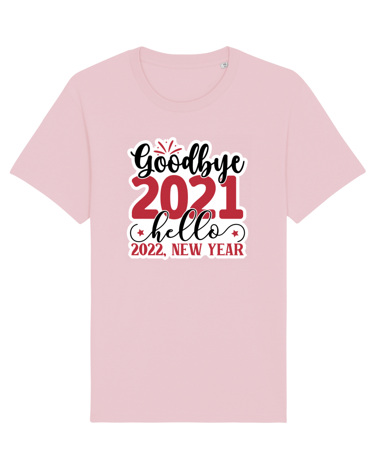 Tricou mânecă scurtă Unisex Rocker Cotton Pink