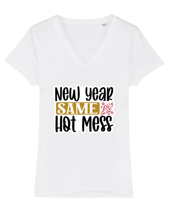 New Year Same Hot Mess White