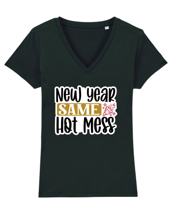 New Year Same Hot Mess Black