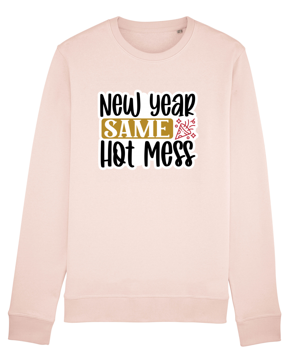Bluză mânecă lungă Unisex Rise Candy Pink